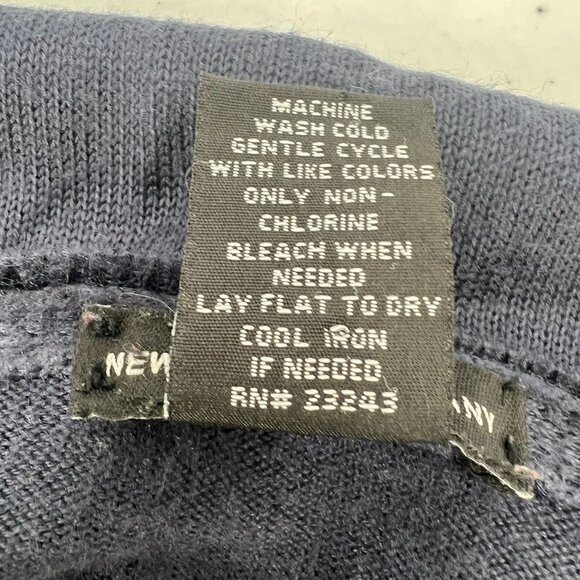 NY&CO Argyle Sweater Vest XS Yellow Navy Gray V-Neck Sleeveless Preppy Academia - Picture 4 of 8